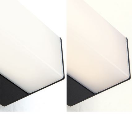 LED Badkamer spiegelverlichting HORIZON LED/18W/230V 3000/4000K 90 cm IP44 zwart