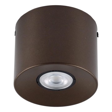 ORION spot 1xGU10/10W/230V 9 cm bruin