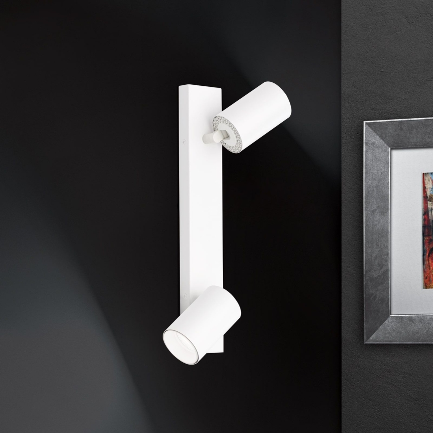 Plafondspot SEAN 2xGU10/13W/230V wit