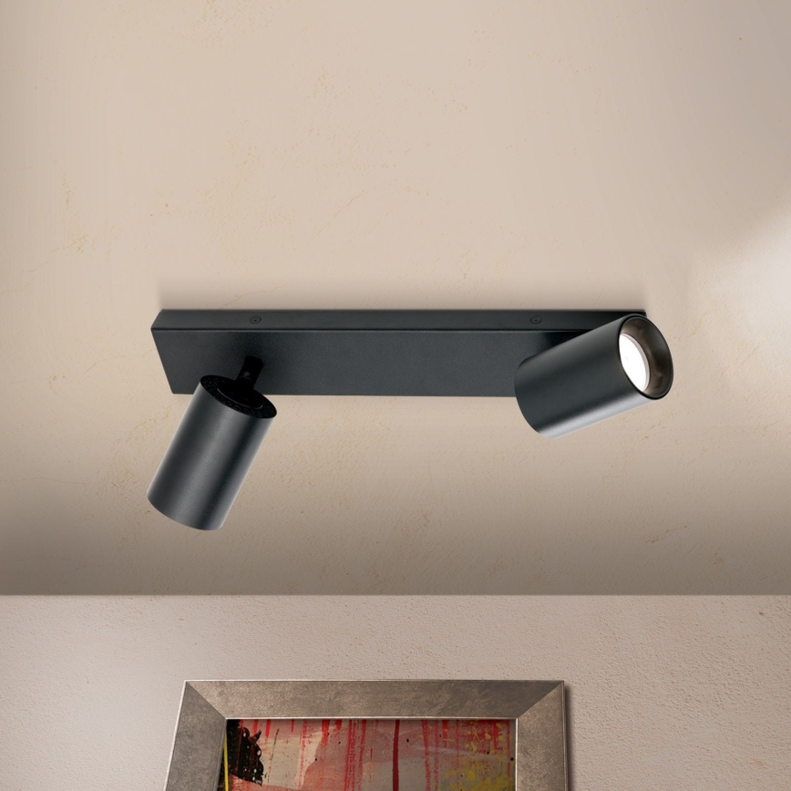 Spotlamp SEAN 2xGU10/13W/230V zwart