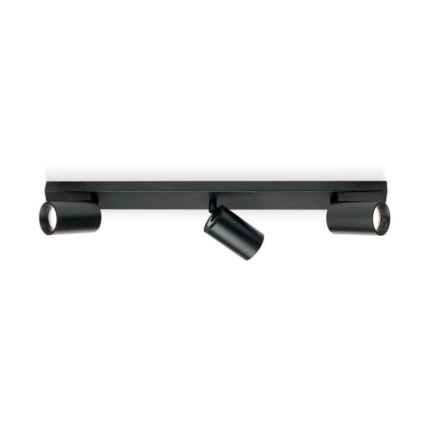 Spotlamp SEAN 3xGU10/13W/230V zwart