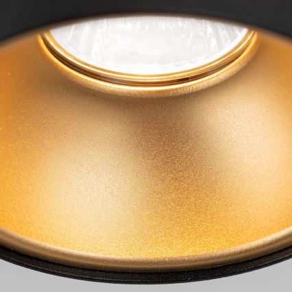 Spotlamp STARLIGHT 1xGU10/50W/230V zwart/goud