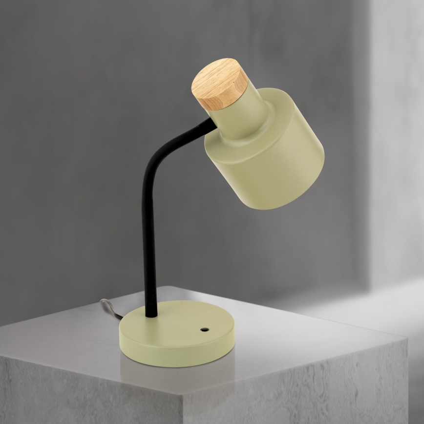 Tafellamp GILI 1xE27/40W/230V groen