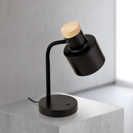 Tafellamp GILI 1xE27/40W/230V zwart