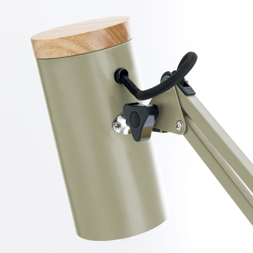 Tafellamp met klem GILI 1xE27/40W/230V groen