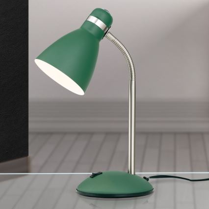 Orion - Tafellamp SCHOOL 1xE27/40W/230V groen/mat chroom