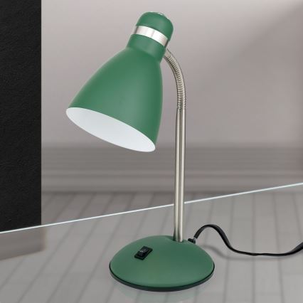 Orion - Tafellamp SCHOOL 1xE27/40W/230V groen/mat chroom