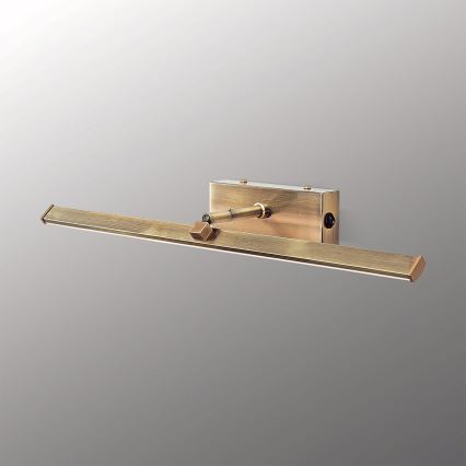 LED Schilderijverlichting PUBLIO LED/10W/230V 50 cm goud/patina