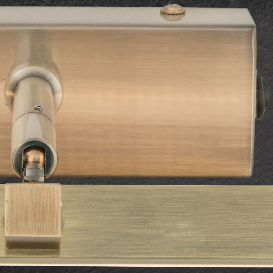 LED Schilderijverlichting PUBLIO LED/10W/230V 50 cm goud/patina