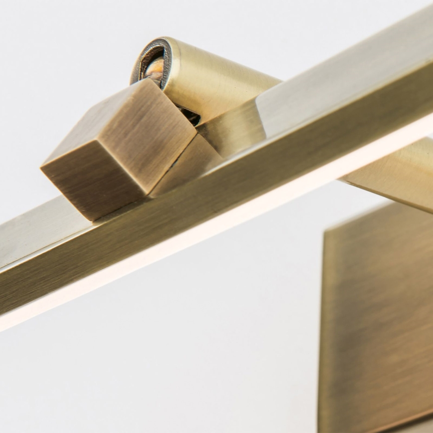 LED Schilderijverlichting PUBLIO LED/10W/230V 50 cm goud/patina