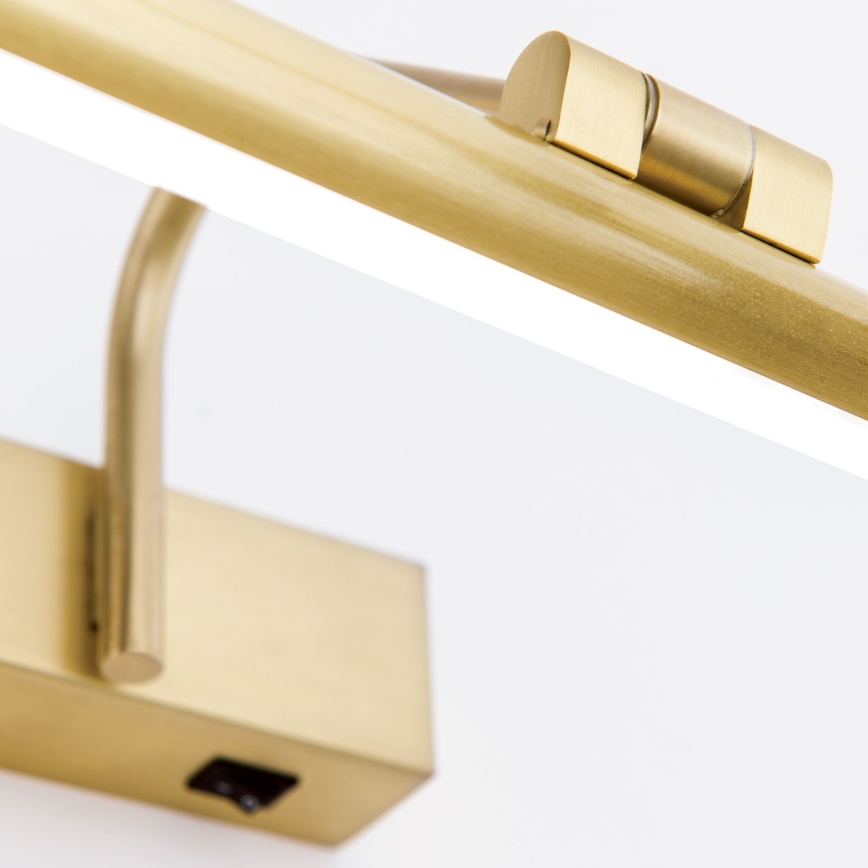 LED Schilderijverlichting PORTRAIT LED/6W/230V 30 cm goud