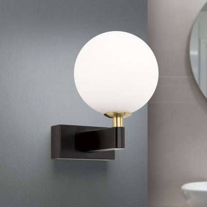 Badkamer wandlamp MARA 1xG9/20W/230V IP44 zwart