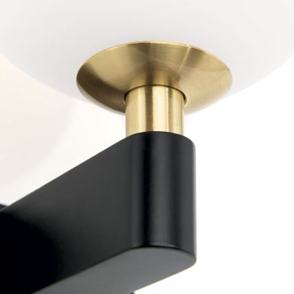 Badkamer wandlamp MARA 1xG9/20W/230V IP44 zwart