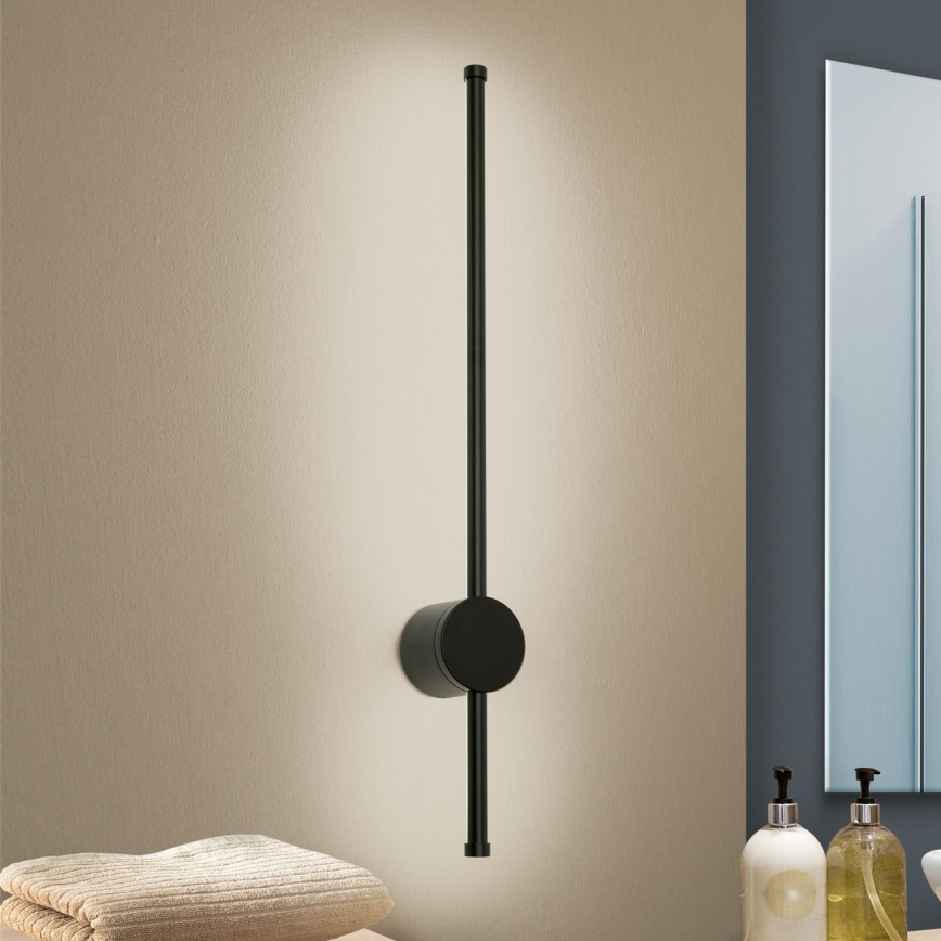 LED Badkamer spiegelverlichting FERDINAND LED/12W/230V IP54 zwart