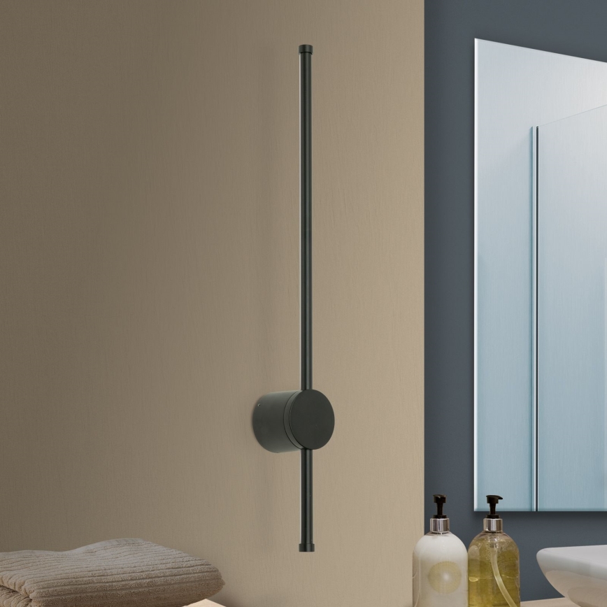 LED Badkamer spiegelverlichting FERDINAND LED/12W/230V IP54 zwart