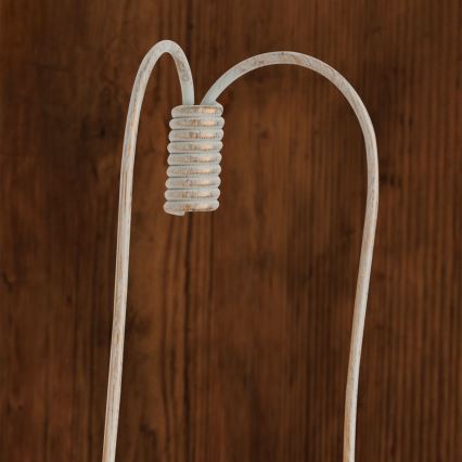 Wandlamp VELA 2xE14/40W/230V wit/goud/patina