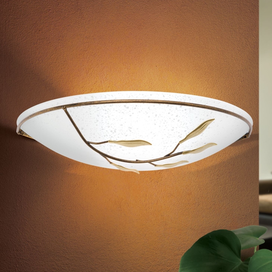 Orion WA 2-943/1 - Wandlamp LUCA 1xE27/60W/230V brons/patina