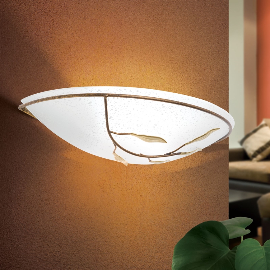 Orion WA 2-943/1 - Wandlamp LUCA 1xE27/60W/230V brons/patina