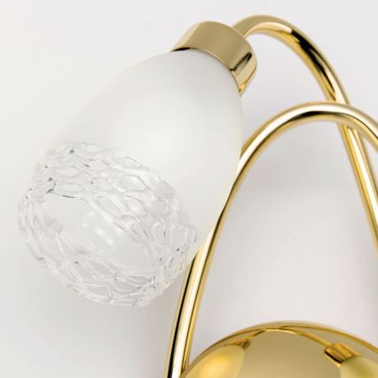 Wandlamp CARLA 2xG9/28W/230V goudkleurig