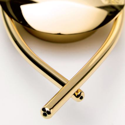 Wandlamp CARLA 2xG9/28W/230V goudkleurig