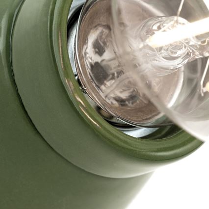 Wandlamp FROST 1xE27/60W/230V groen