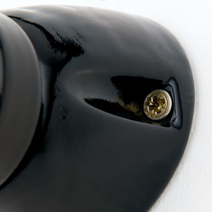 Wandlamp FROST 1xE27/60W/230V zwart