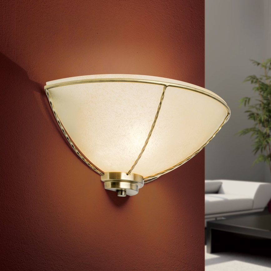 Wandlamp MAURO 1xE27/60W/230V brons