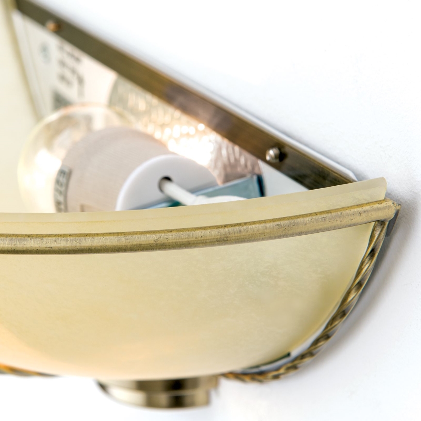 Wandlamp MAURO 1xE27/60W/230V brons