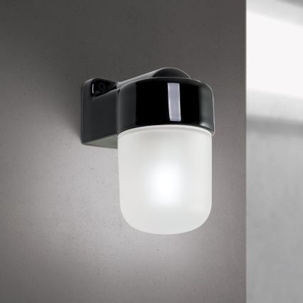 Wandlamp OSTIA 1xE27/40W/230V zwart