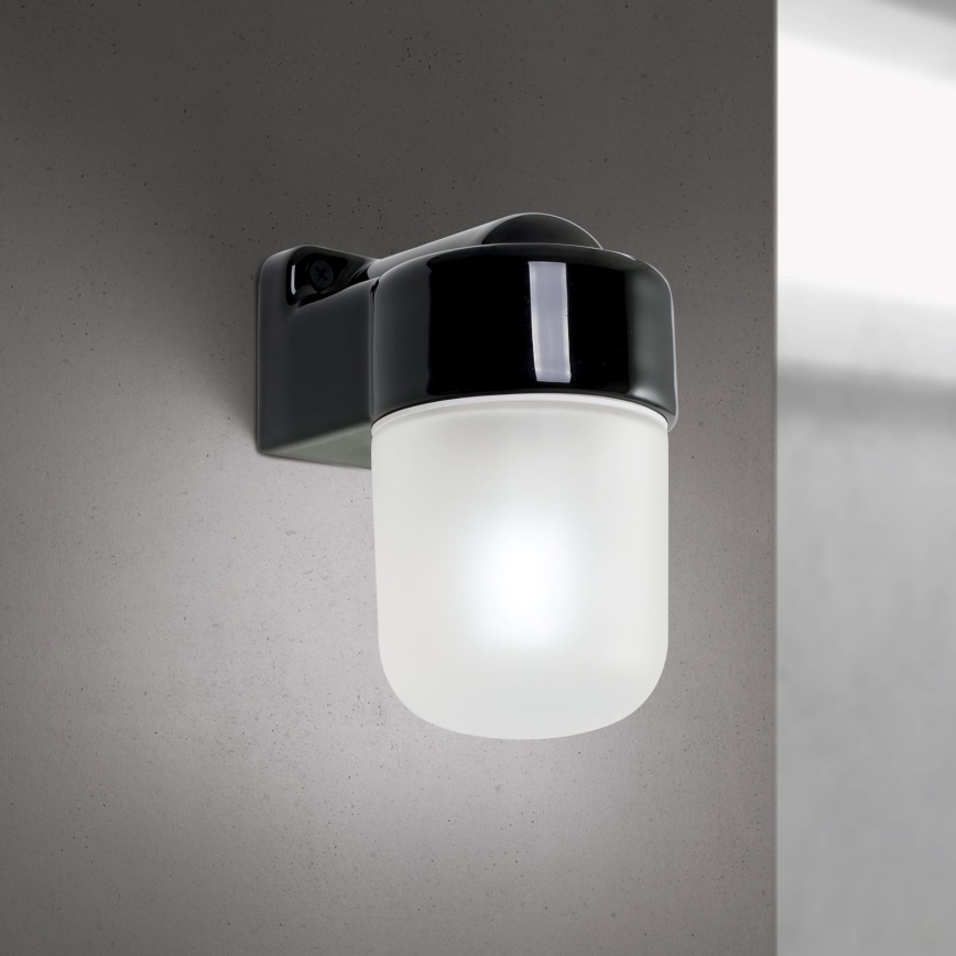 Wandlamp OSTIA 1xE27/40W/230V zwart