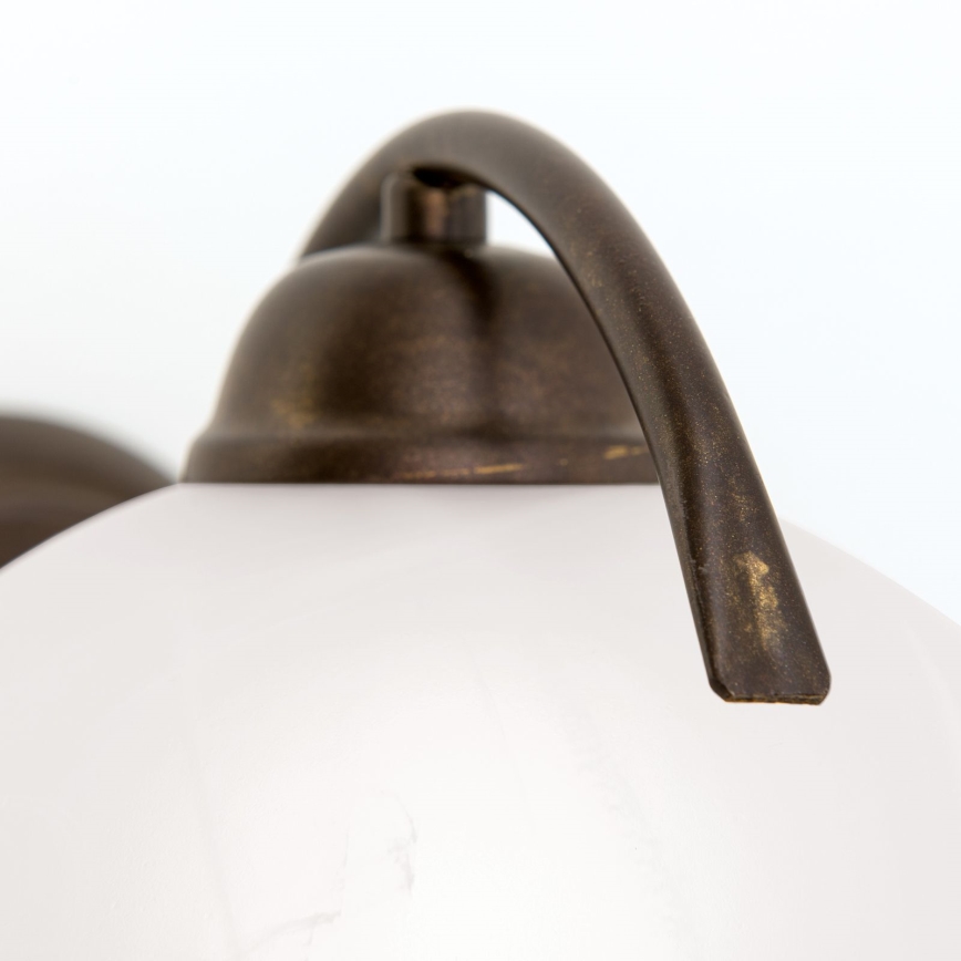 Wandlamp RULA 1xE27/40W/230V wit/brons