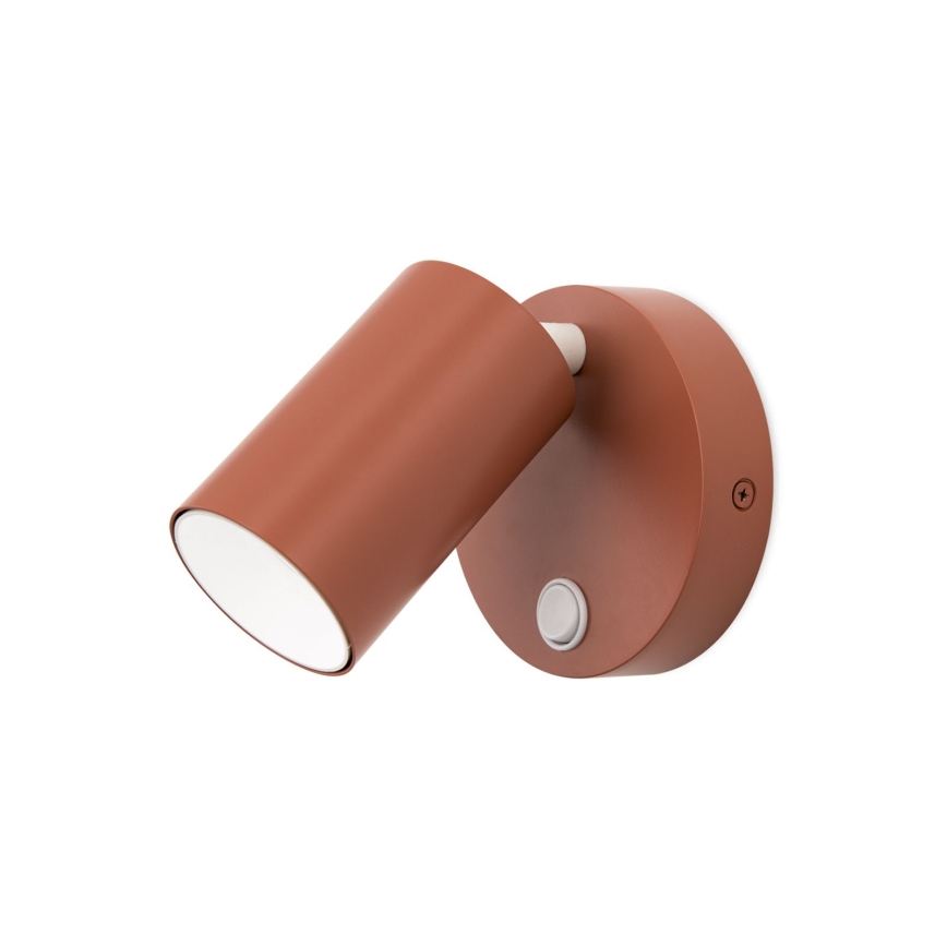 Orion - Wandspot PENN 1xGU10/13W/230V baksteenrood