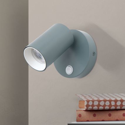 Wandspot PENN 1xGU10/13W/230V grijs