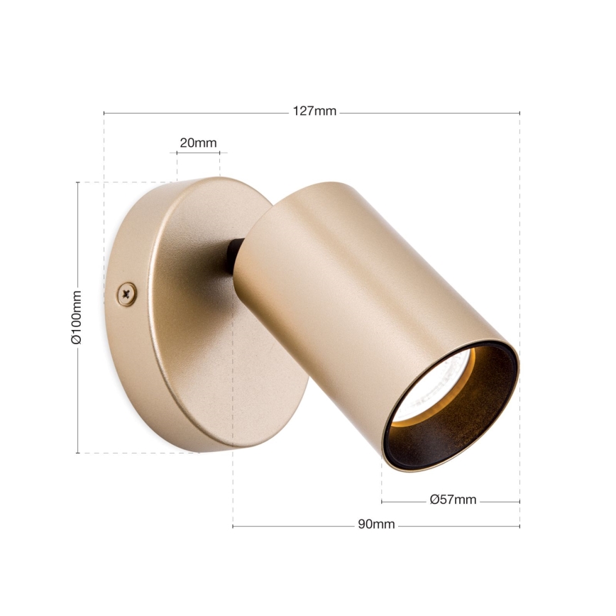 Orion - Wandspot SEAN 1xGU10/13W/230V goudkleurig