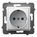 Ospel - ARIA 230V Schuko stopcontact zonder afdekraam, wit