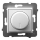 Ospel - ARIA draaibare dimmer zonder afdekraam wit