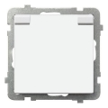 Ospel - Buitenstopcontact voor huishoudelijk gebruik zonder afdekraam 230V SONATA IP44 wit