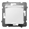 Ospel - Buitenstopcontact zonder afdekraam 230V ARIA IP44, wit