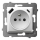 Ospel - Huishoudelijk stopcontact zonder afdekraam 230V + 1xUSB-A + 1xUSB-C ARIA wit