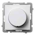 Ospel - SONATA draaiknopdimmer zonder afdekraam wit