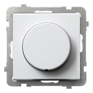 Ospel - SONATA draaiknopdimmer zonder afdekraam wit