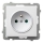 Ospel - Wandcontactdoos SONATA 230V zonder afdekraam, wit