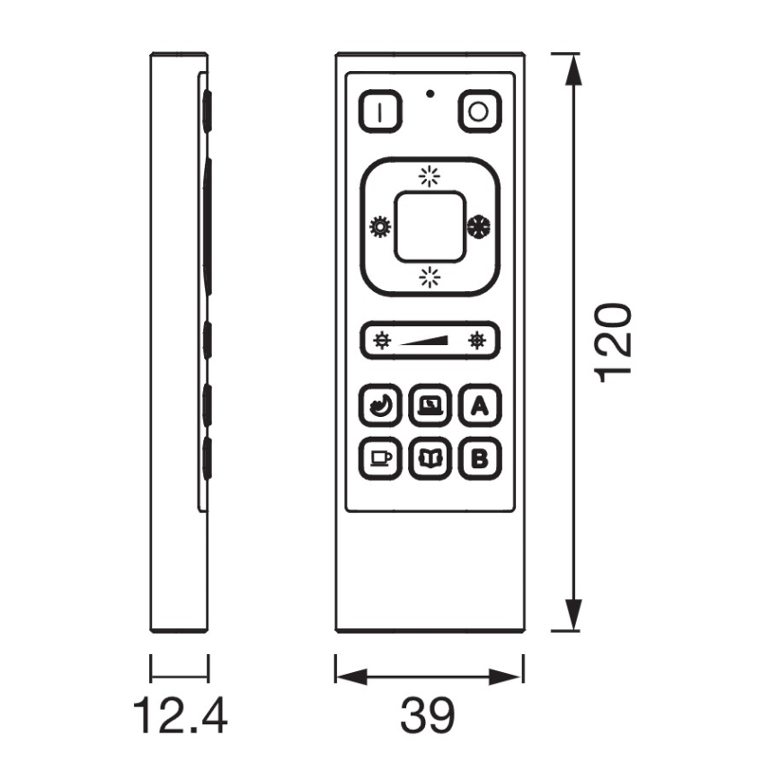 Osram - Afstandsbediening SMART+ 3,7V Wi-Fi 600 mAh