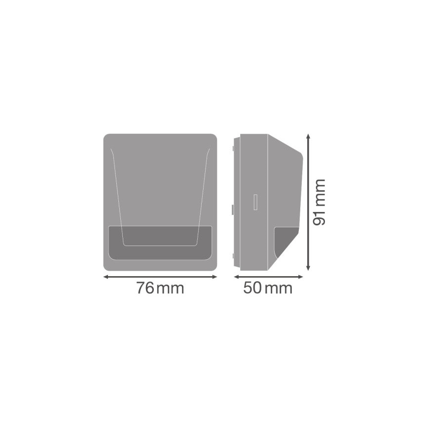 Osram - Buiten infrarood bewegingssensor 230V IP55 antraciet