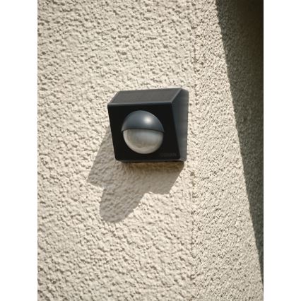 Osram - Buiten zonnegevoede SMART+ bewegingssensor 3,7V antraciet IP65 Wi-Fi 800 mAh