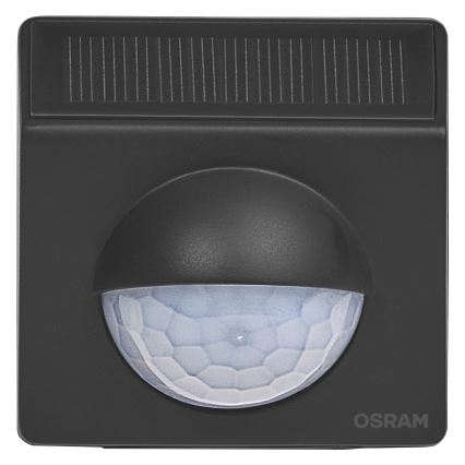 Osram - Buiten zonnegevoede SMART+ bewegingssensor 3,7V antraciet IP65 Wi-Fi 800 mAh