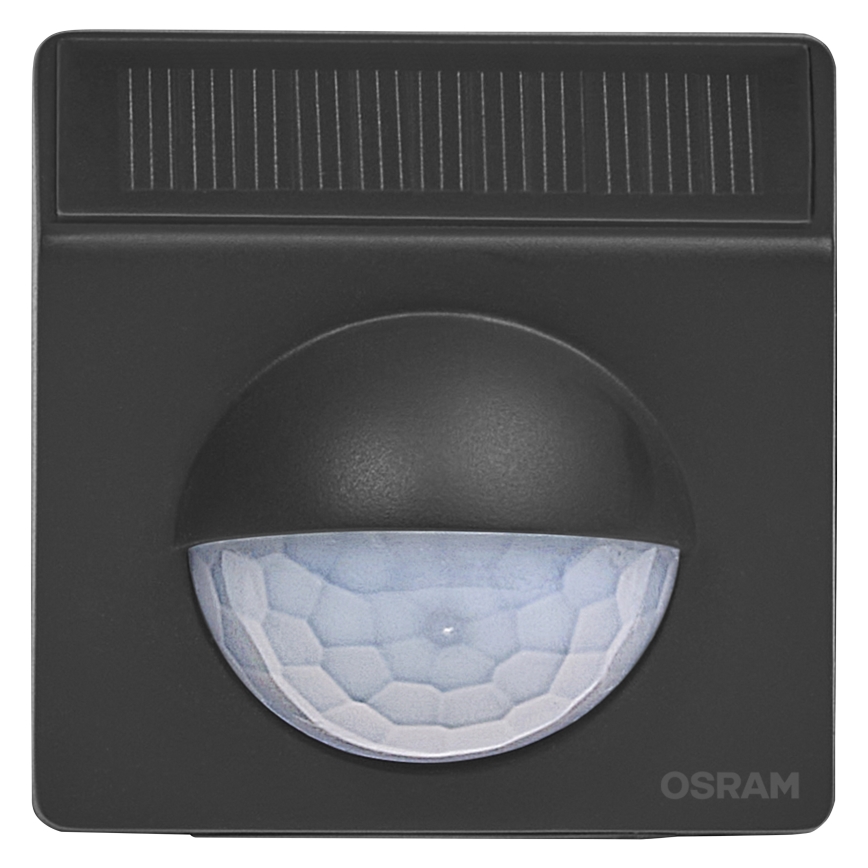 Osram - Buiten zonnegevoede SMART+ bewegingssensor 3,7V antraciet IP65 Wi-Fi 800 mAh