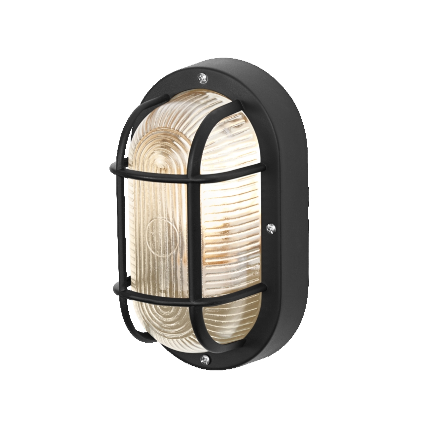 Osram - Buitenwandlamp BULKHEAD 1xE27/10W/230V IP54 zwart