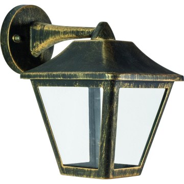 Osram - Buitenwandlamp TRADITION DOWN 1xE27/60W/230V IP44 patina/goud