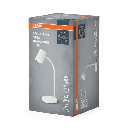 Osram - Bureaulamp DESK LINE 1xGU10/9W/230V wit